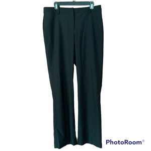 Talbots Dress Pants Trousers Wool Blend Black Curvy Fit Size 10